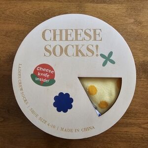 Cheese Socks Gift Set